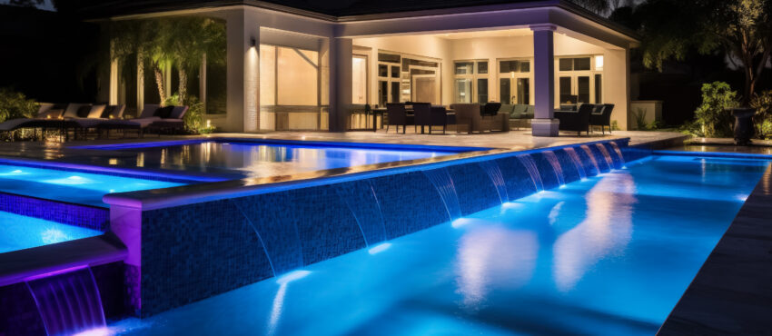 Pool Lighting UT Peak Pools